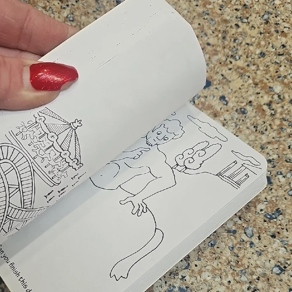 Pocket Doodles Book NWOT for Young Artists - Orange